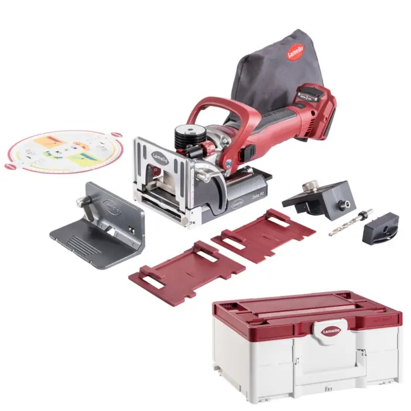 Wochenendangebot Lamello Akku Nutfräsmaschine Zeta P2 DP Fräsmaschine im Systainer 101800DESD