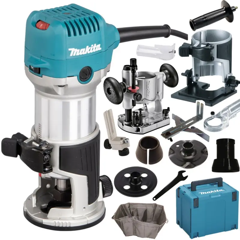 Online Kaufen Makita Multifunktionsfräse Fräsen Holzbearbeitung 710W 6/8mm RT0702CX2J