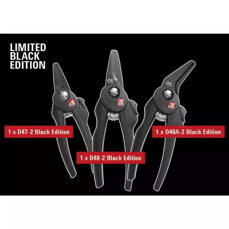 Bessey COMBI-SET-A Black Edition Combischeren D47-2 + D48-2 + D48A-2 Geprüft