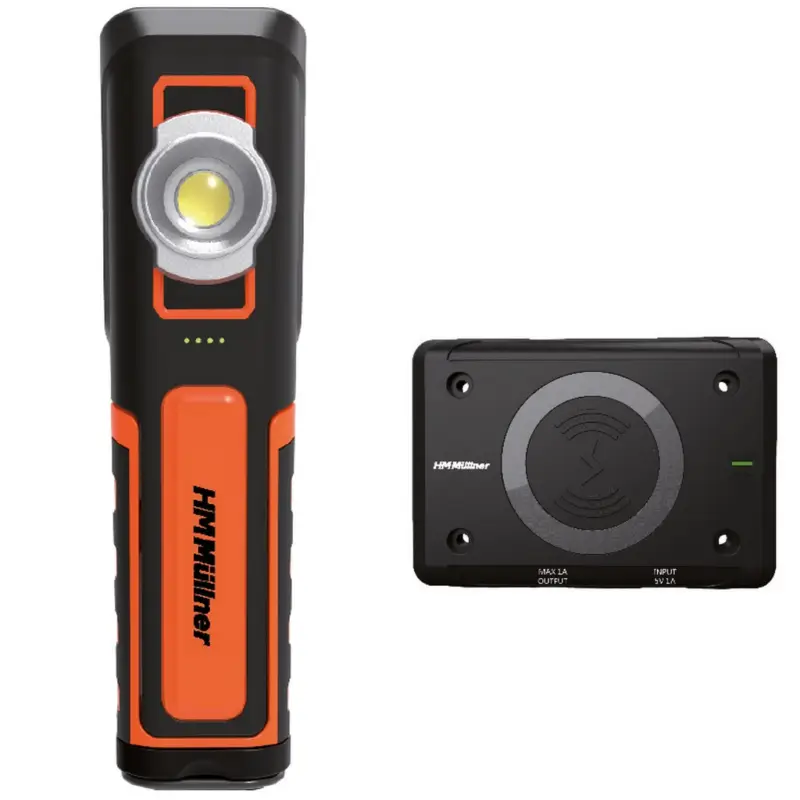 HM Müllner LED Arbeitsleuchte Li-Ion Akku wireless Ladestation 6W dimmbar UL16 Highlight