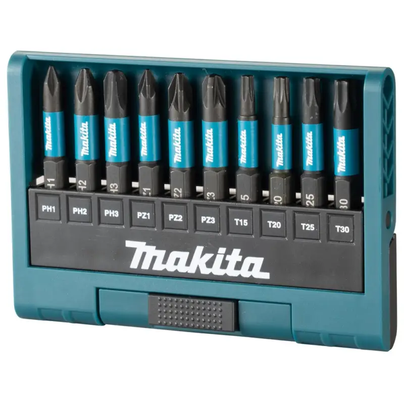 Makita Impact Black Bit Set PH PZ T 10 teilig 50 mm E-12011 Preis Gesenkt