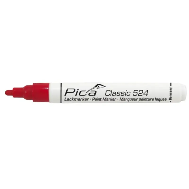 Pica Classic Industrie Lackmarker Marker Markierung 2-4mm rot 524/40 Bestseller