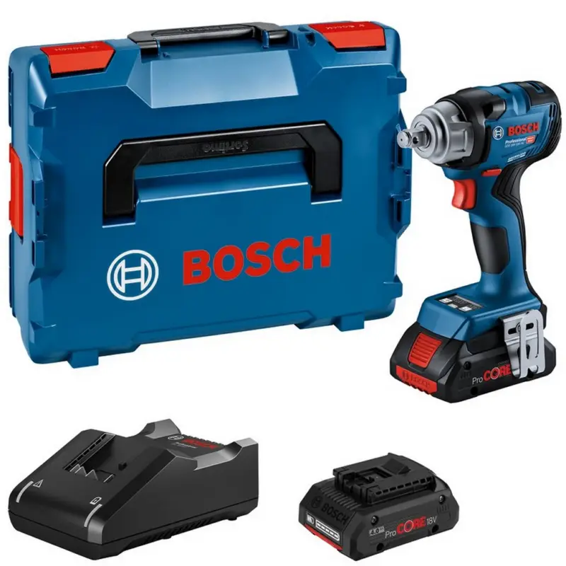 Bosch Akku Schlagschrauber 2x ProCORE 4Ah GDS 18V-330 HC Professional 06019L5002 Sofort Bestellen