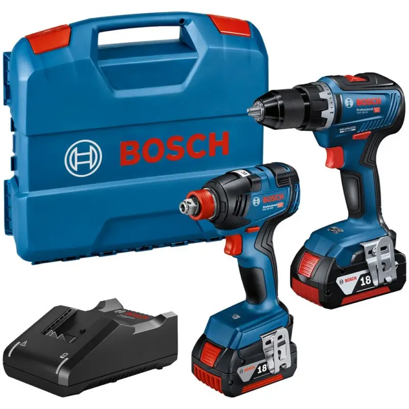 Beliebt Bosch Combo Kit Akku Drehschlag Bohrschrauber GDX 18V-200 GSR 18V-55 06019J2207