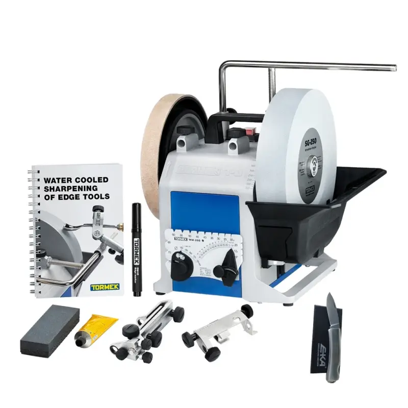 Tormek Nass Schleifmaschine Super Grind T8 EKA-Messer Aktionsmaschine 421385/1 Highlight