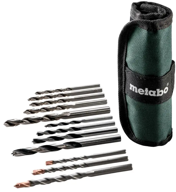 Expressversand Metabo Bohrersortiment SP Set 13-teilig Holz Metall Stein Rolltasche 626728000