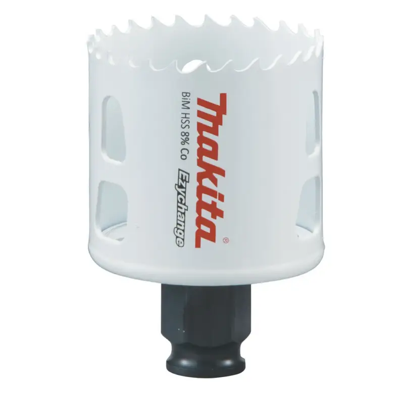 Neu Im Sortiment Makita Lochsäge D51x44mm EZYCHANGE HSS BiM Holz Alu Metall E-03822