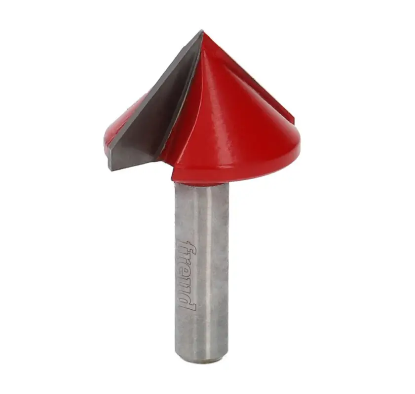 Freud V-Nutfräser 20-91408P Schaft 8mm 90Grad 16mm Holz Frästische F03FR02857 Ausverkauf