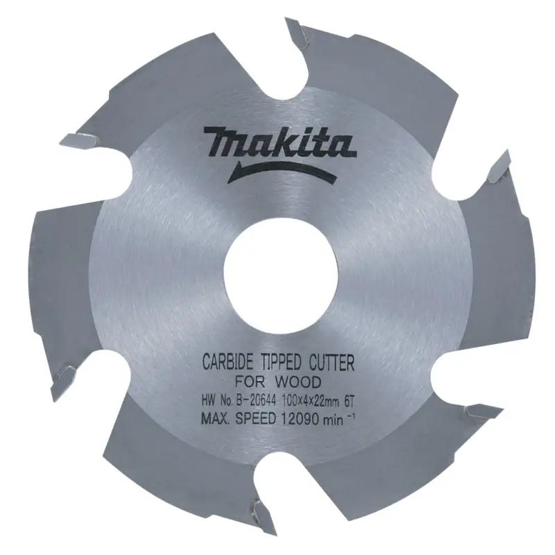 Makita Nutfräser Fräser 100x4x22mm 6Z Holz für Nutfräse DPJ180 PJ7000 B-20644 Ausverkauf