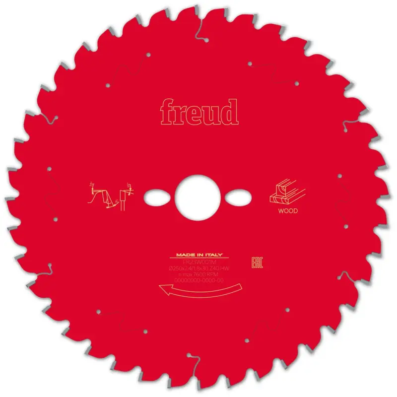 Highlight Freud Kreissägeblatt FR23W001M 250x30x2,4/1,8mm Z40 Holz MDF Kappsäge F03FS09753
