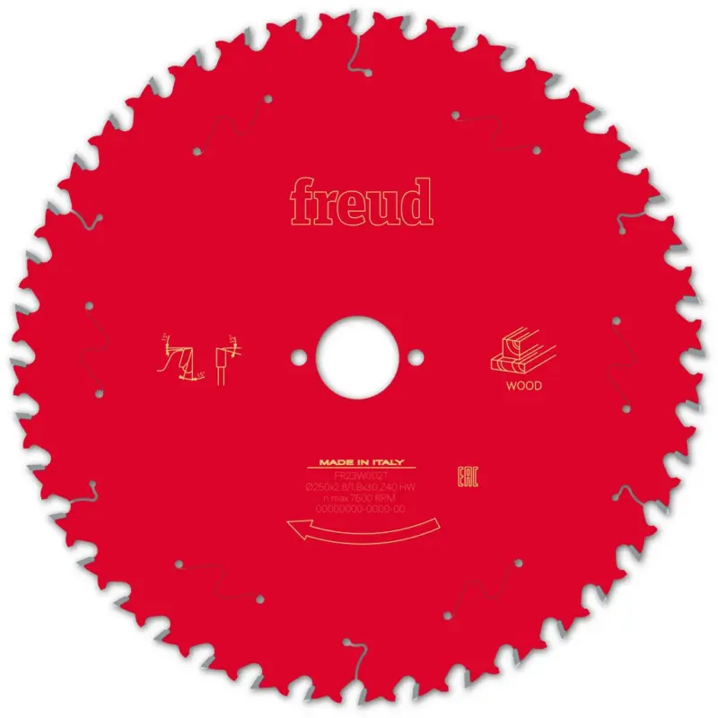 Freud Kreissägenblatt FR23W002T 250x30x2,8/1,8mm Z40 Holz Sperrholz F03FS09775 Sofort Bestellen