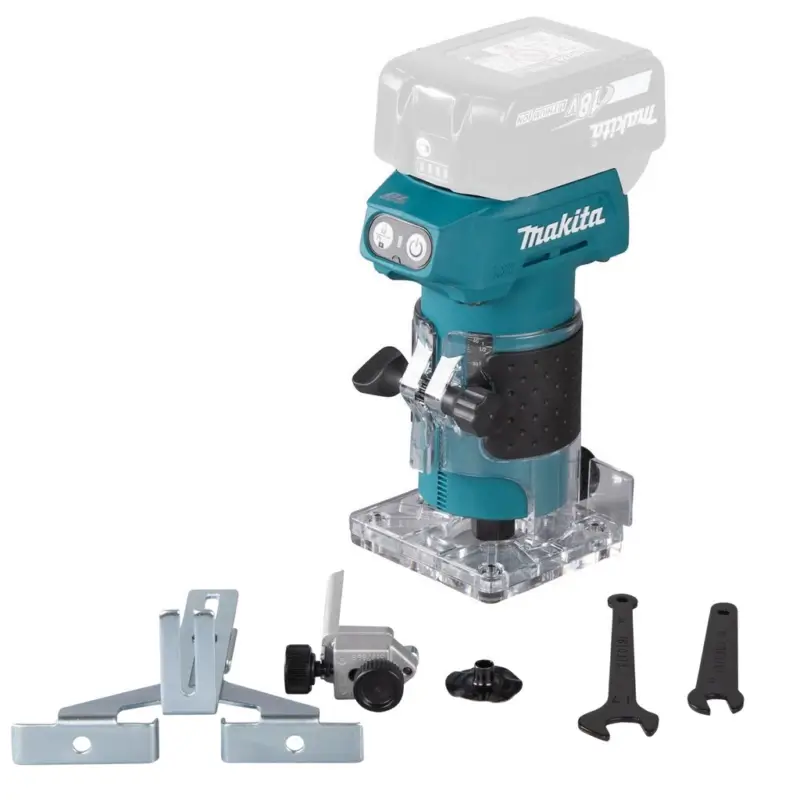 Makita Akku Kantenfräse 18V Hubhöhe 0 - 42mm ohne Akku ohne Ladegerät DRT52Z Knallerangebot