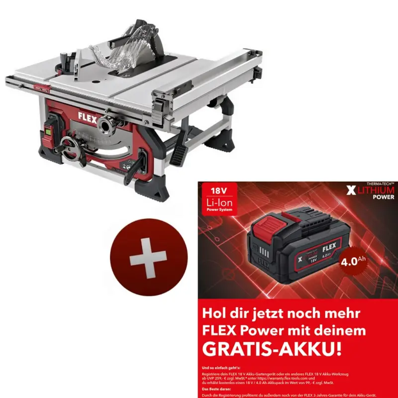 Sonderangebot Flex Akku Tischkreissäge 18V TS 92 18-EC ohne Akku ohne Ladegerät 532591