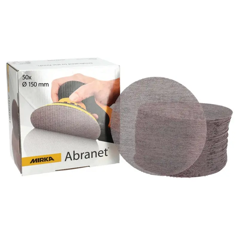 Mirka Schleifscheiben Abranet Grip 150 mm P80 50 Stück 5424105080 Neu Im Sortiment