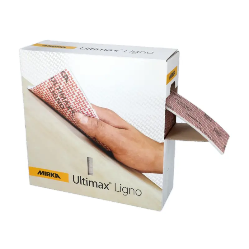 Markenprodukt Mirka Schleifblätter Ultimax Ligno Perf. Soft P240 115x125mm Rolle UL12706125