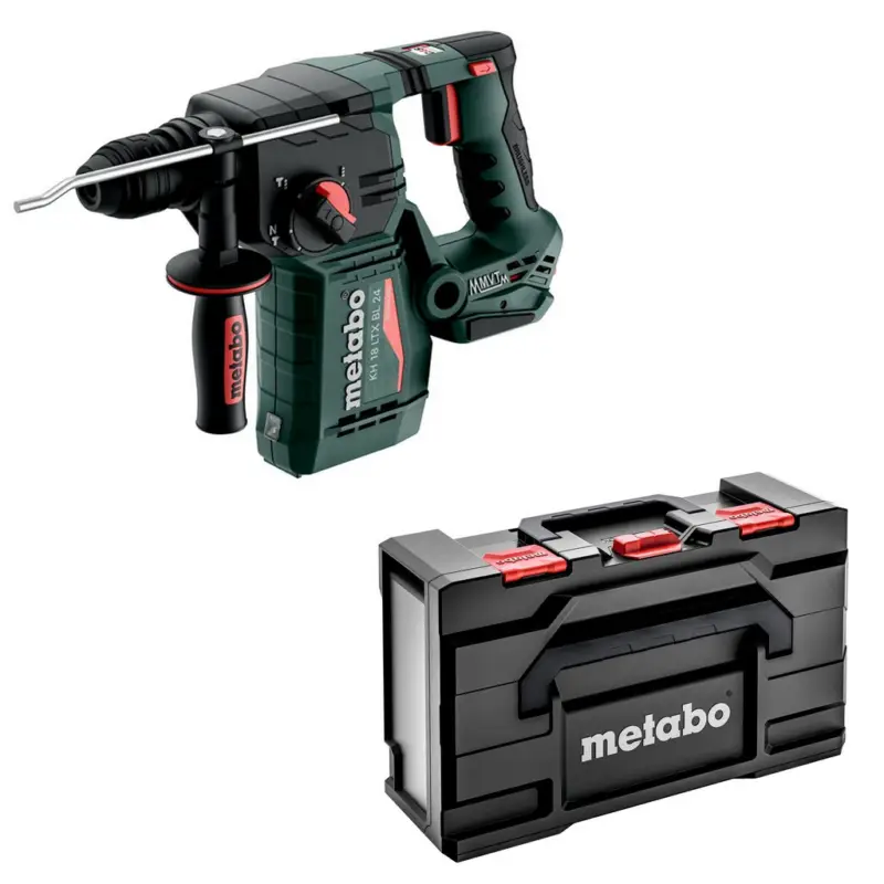Wochenendangebot Metabo Akku Kombihammer KH 18 LTX BL 24 SE metaBOX 165 L ohne Akku 601713870