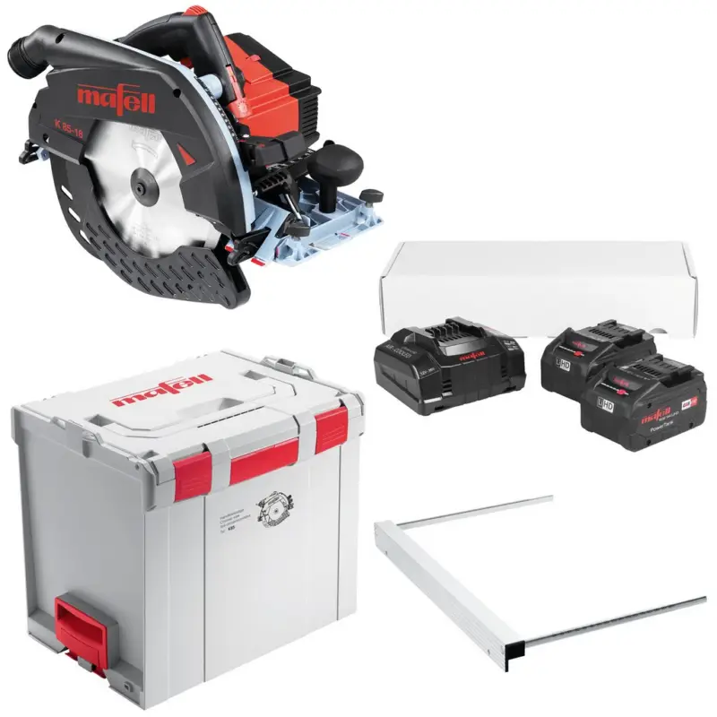 Garantierte Lieferung Mafell Akku Handkreissäge K 85-18 PURE im L-MAX 91E302 + Power Set 3