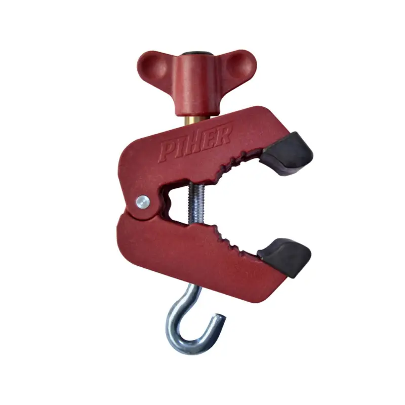 Angebot Piher Multigreifer mit Haken für Lastenstange Greifzange Multiclamp Dritte Hand