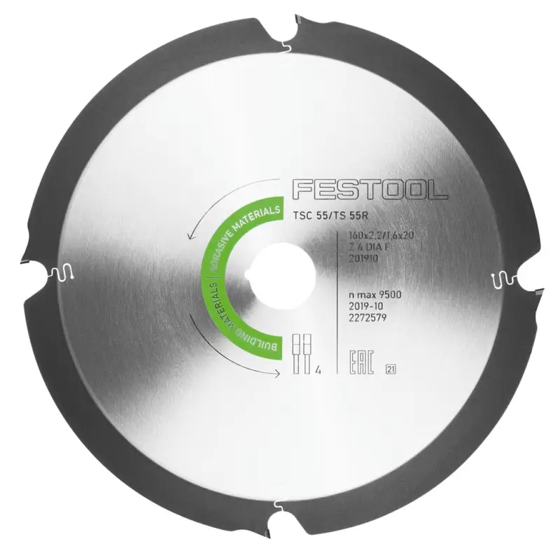 Festool Diamant Sägeblatt 160x2,2x20 DIA4 201910 für TS 55 R und TSC 55 Meistverkauft