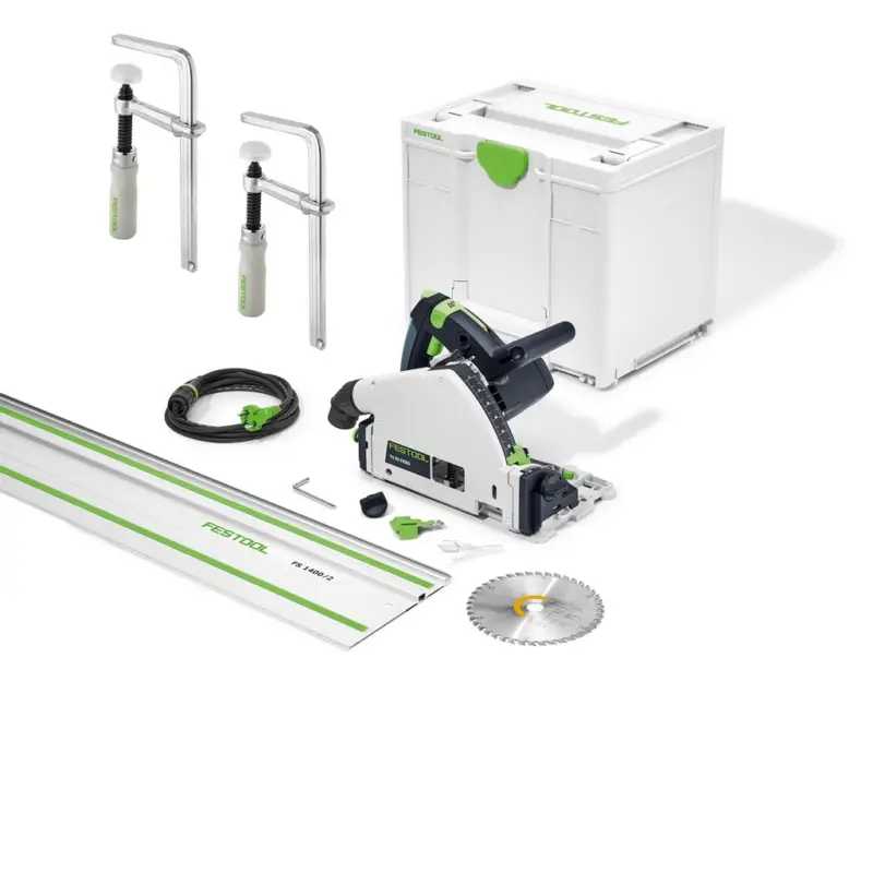 Begrenztes Angebot Festool Tauchsäge TS 55 FEBQ Plus FS Führungsschiene 1400/2 FSZ 120 SYS3 M 337