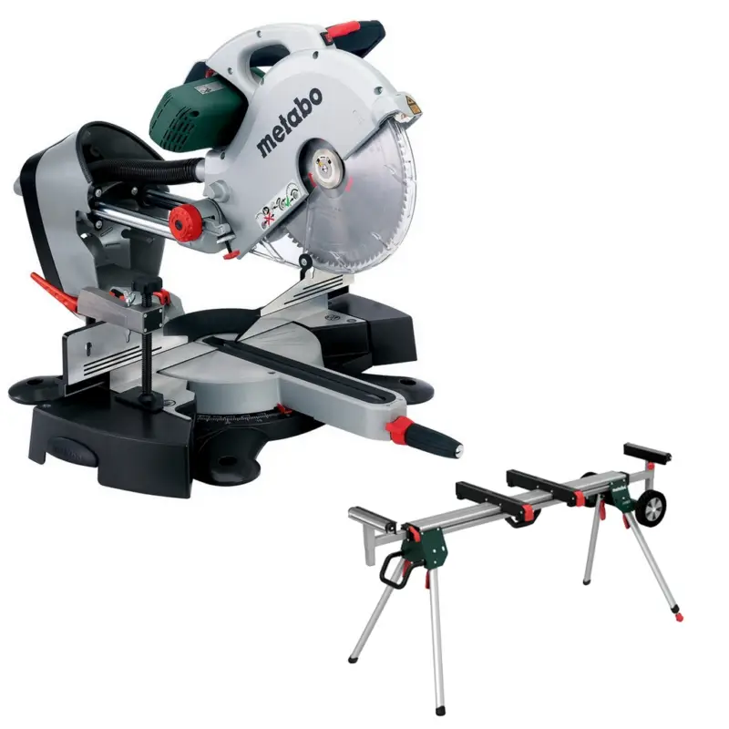 Metabo Kappsäge Gehrungssäge KGS 315 Plus + Untergestell KSU401 690971000 Must-Have