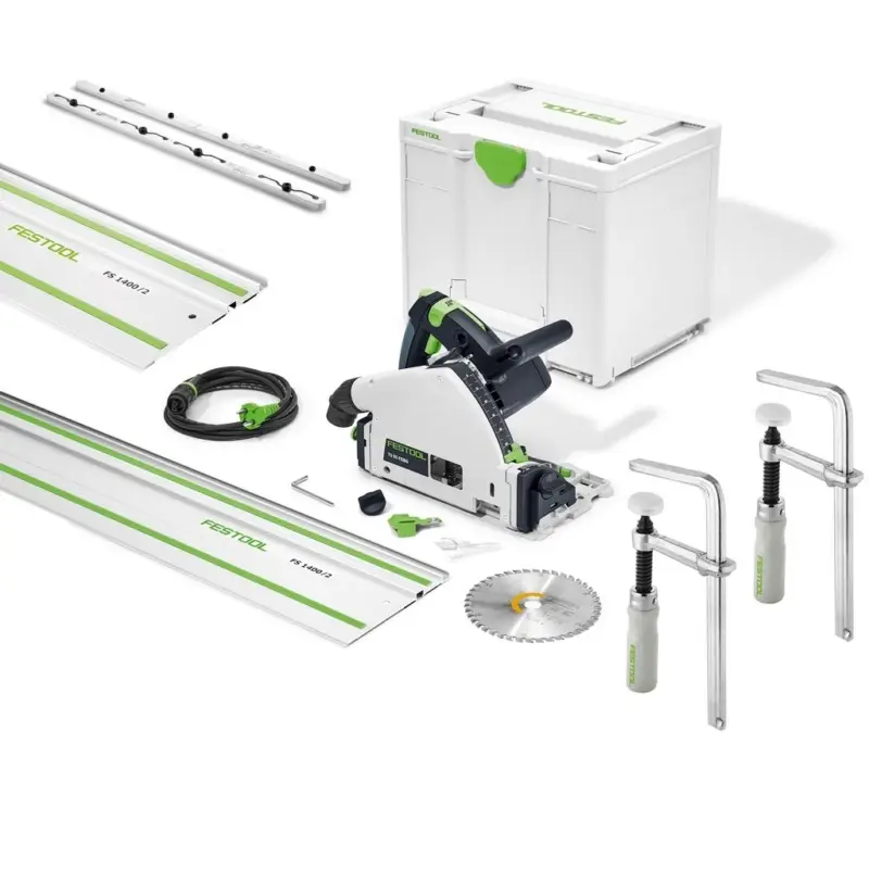Schneller Versand Festool Tauchsäge Kreissäge TS 55 FEBQ Plus FS + 2x FS 1400 + FSV/2 + FSZ 120