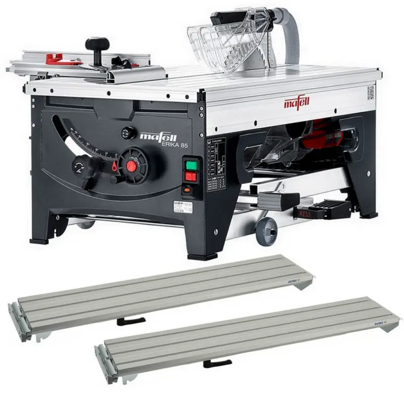 Mafell Erika 85 NEUES Modell Unterflur Zugsäge + 2x Tischverlängerung 760x150mm Versand Am Gleichen Tag