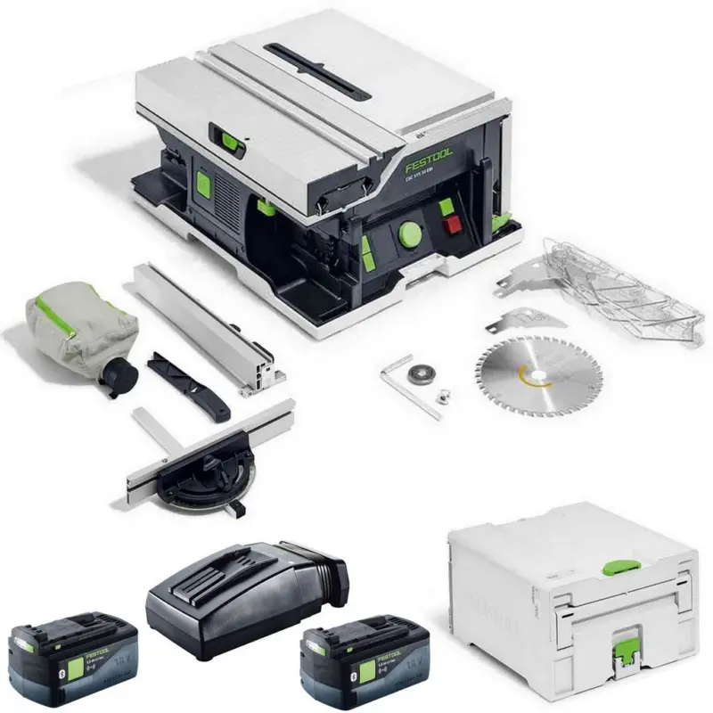Festool Akku Tischkreissäge CSC SYS 50 EBI-Basic + 2xAkku BP + Ladegerät TCL6 Kracherpreis