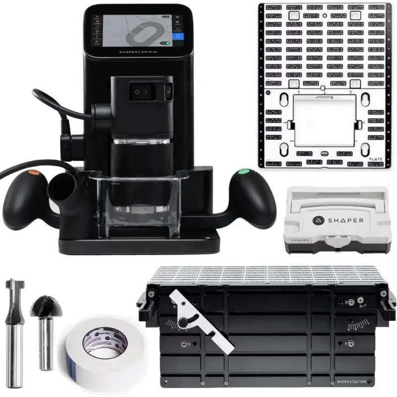Shaper Tools Origin CNC Oberfräse + Plate + Workstation Zubehör Markenprodukt