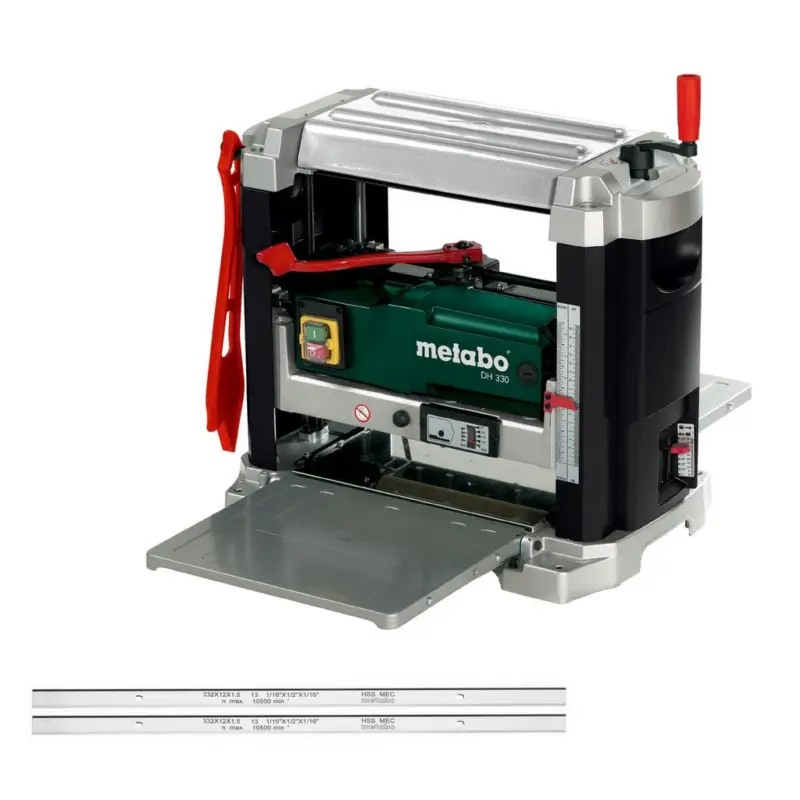 Metabo Dickenhobel DH 330 1800 W 220 - 240 V + 2 HSS Hobelmesser DH 330 316 Neue Kollektion