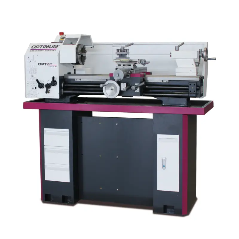 Leit- und Zugspindel-Drehmaschine Optimum OPTIturn TU 3008 3427200 Schneller Versand