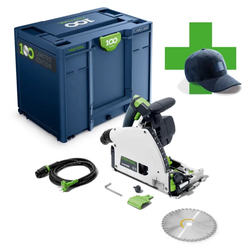Top-Seller Festool Tauchsäge TS 60 KEBQ-Plus 100Y Ltd. Edition Cap 578214 SOFORT lieferbar