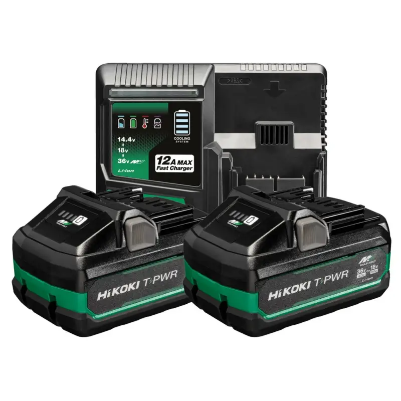 Meistverkauft HiKOKI Booster Pack T-Power 18V 8,0Ah - 36V 4,0Ah + Schnelladegerät UC36YSL2WAZ