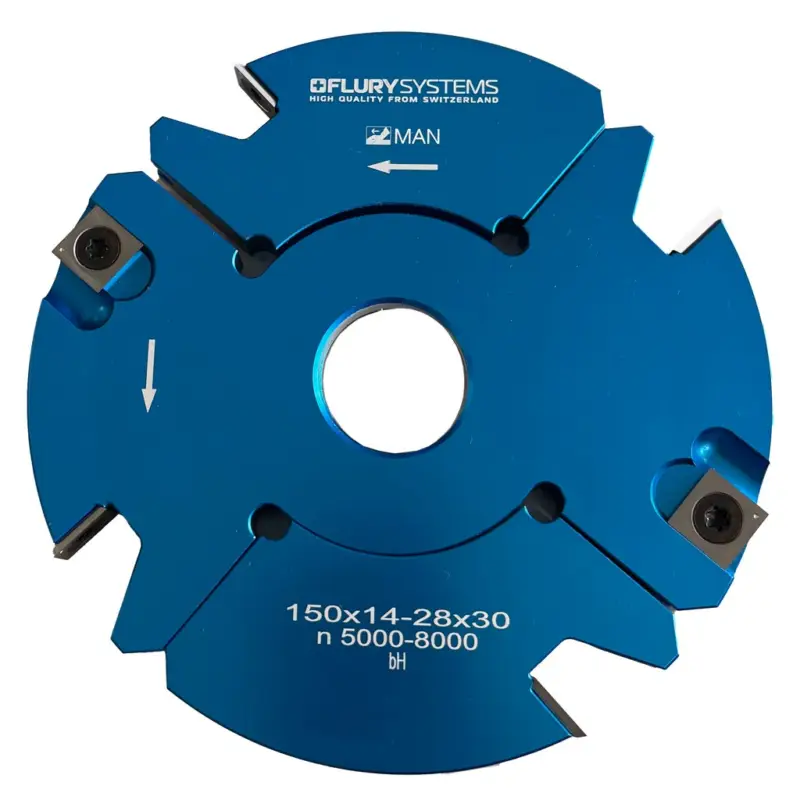 Flury HW-WPL-Verstellnuter 150 x 14-28 x 30 mm Z4 V4 für Holz 01.150.014.030Z4 Neue Ware