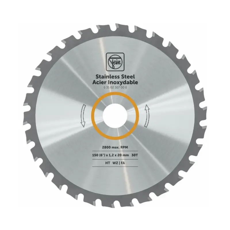 Fein Handkreissägeblatt für Edelstahl 150 x 1,2 x 20 mm Z30 63502307000 Meistverkauft