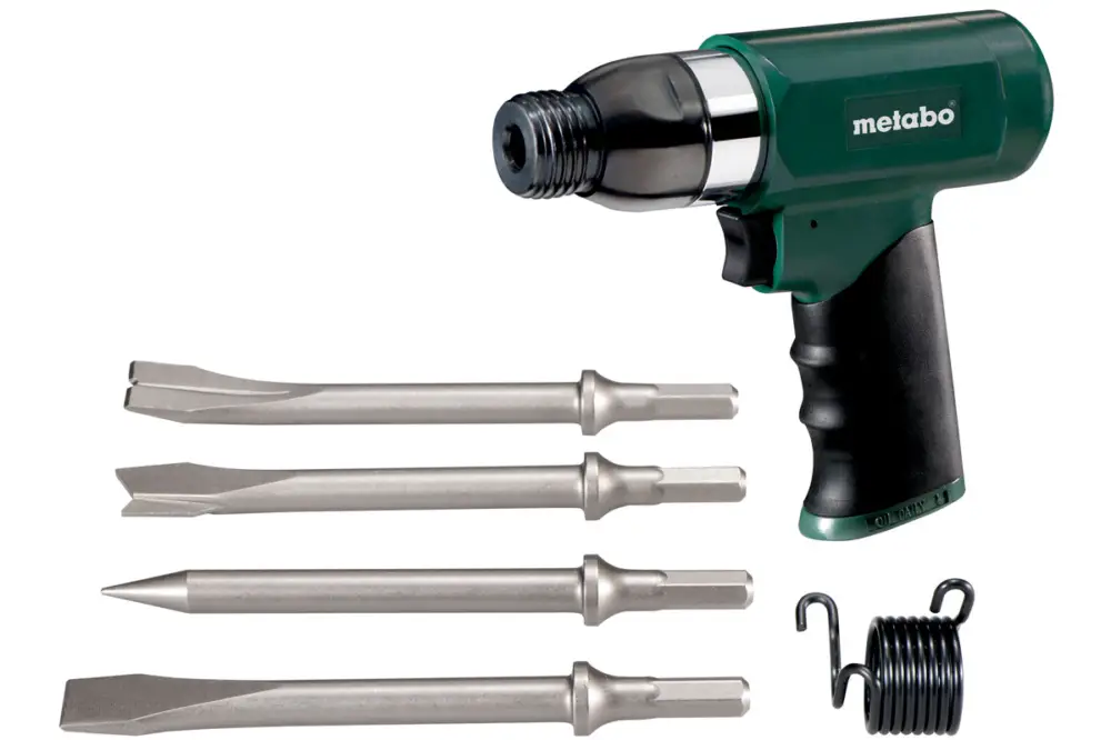 Preisknaller METABO Druckluft-Meißelhammer DMH 30 Set 604115500 Kunststoffkoffer