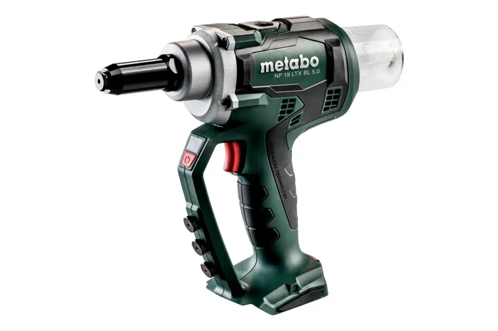 Markenware METABO Akku-Blindnietpistole NP 18 LTX BL 5.0 619002840 metaBOX 145 L