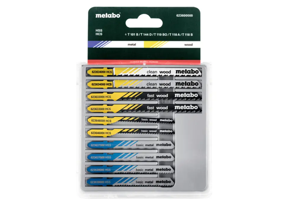 METABO Stichsägeblattsortiment 3,H+M+Kunst, 10-teilig 623600000 Heißes Angebot
