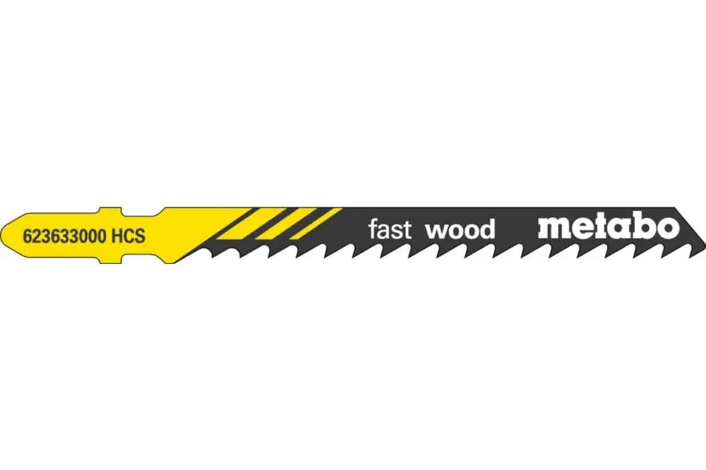 Solange Der Vorrat Reicht METABO 25 Stichsägeblätter "fast wood" 74/ 4,0 mm 623690000