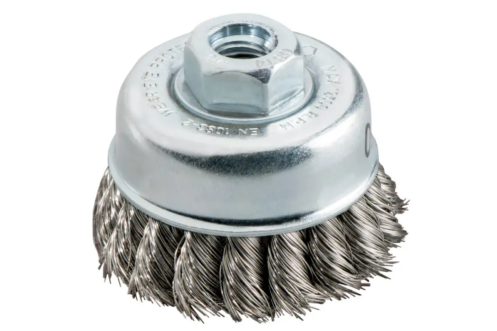 Schnäppchen METABO Topfbürste 65x0,35 mm/ M 14, Edelstahl, gezopft 623801000
