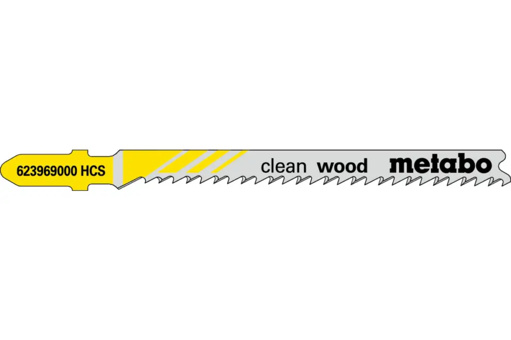 METABO 5 Stichsägeblätter "clean wood" 74/ 2,7 mm 623969000 Highlight