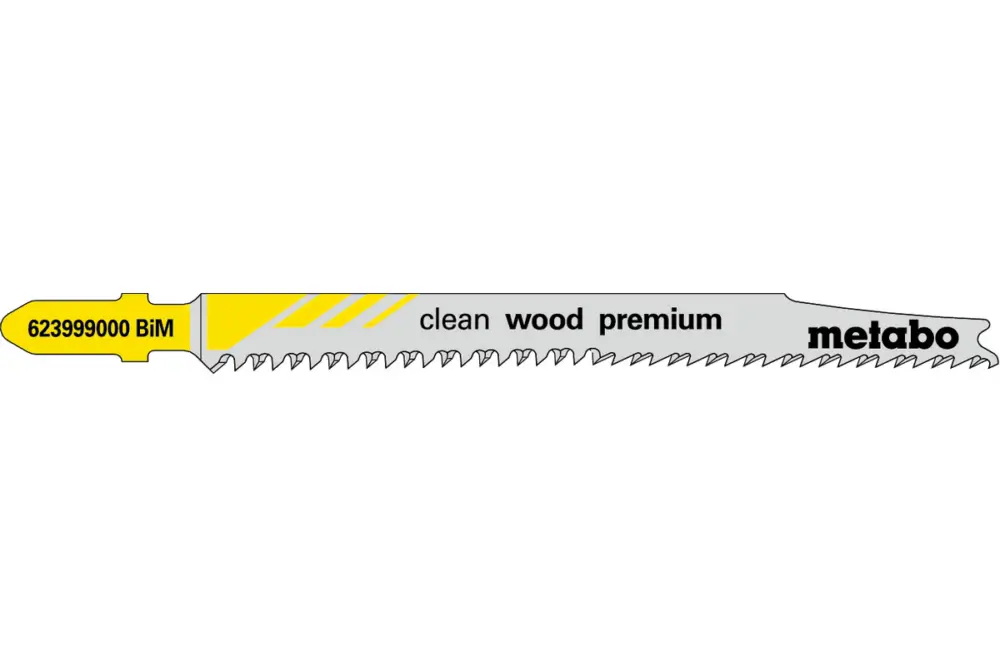 Billig METABO 5 Stichsägeblätter "clean wood premium" 93/ 2,2 mm 623999000