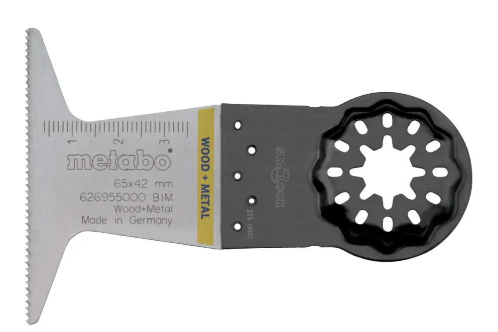 METABO Tauchsägeblatt, Holz/Metall, BiM, 65 mm 626955000 Zertifiziert