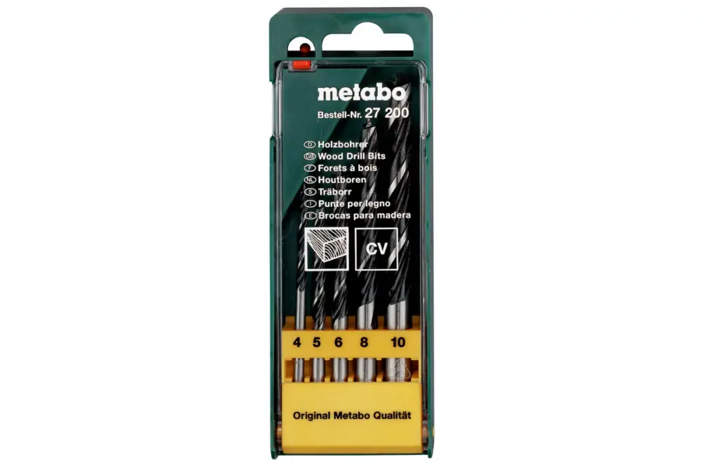 METABO Holzbohrer-Kassette, 5-teilig 627200000 Knallerangebot