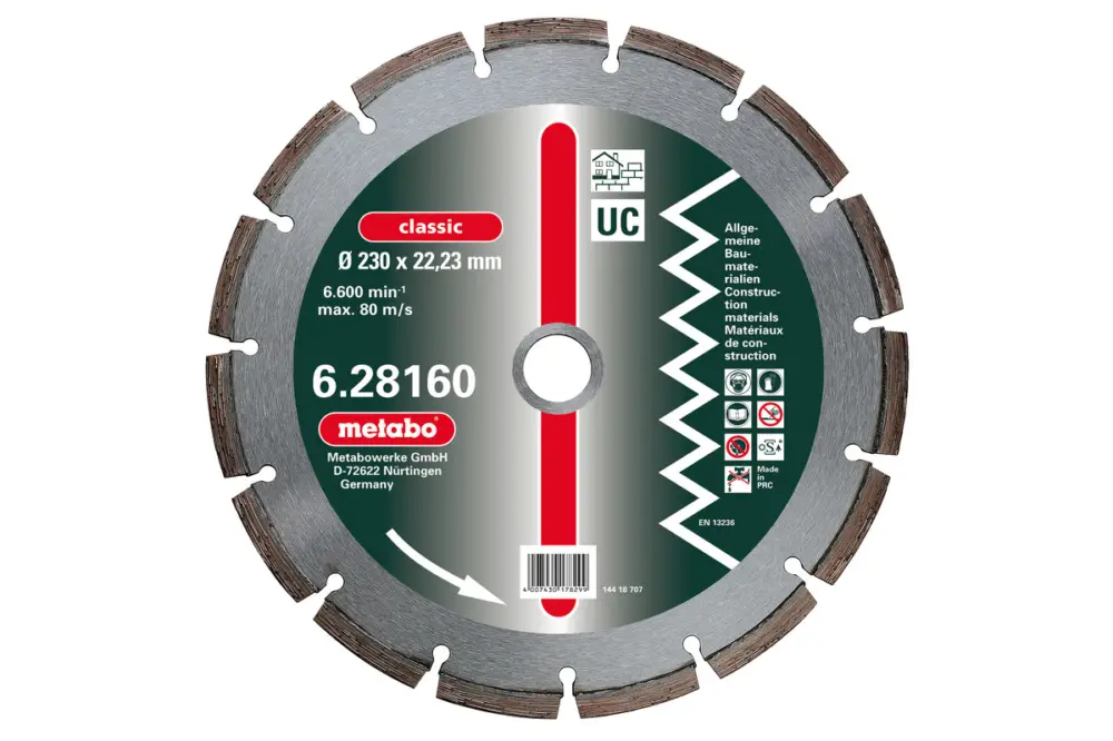 Highlight METABO Dia-TS, 180x2,3x22,23mm, "classic", "UC", Universal 628159000