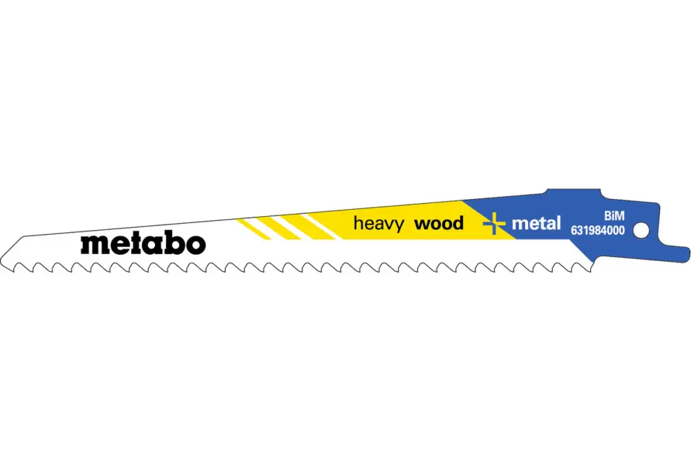Mega-Angebot METABO 25 Säbelsägeblätter "heavy wood + metal" 150 x 1,25 mm 628250000