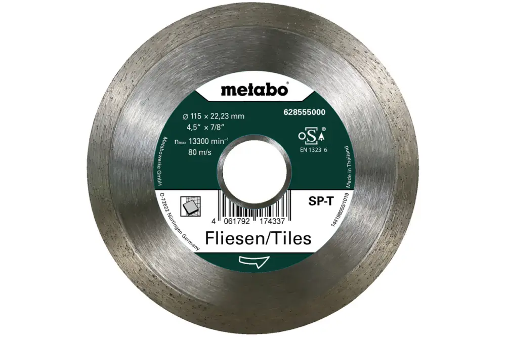 Meistverkauft METABO Diamanttrennscheibe SP - T, 115x22,23 mm, Fliesen 628555000