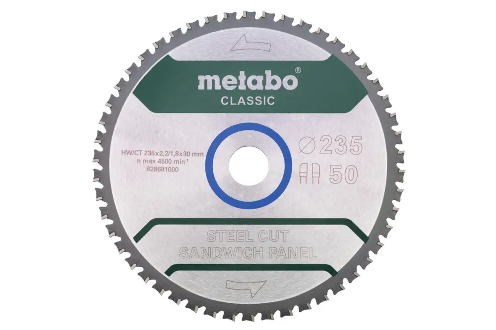 METABO Sägeblatt "steel cut/sandwich panel - classic", 235x30 Z50 FZ/FA 4° /B 628683000 Top-Angebot