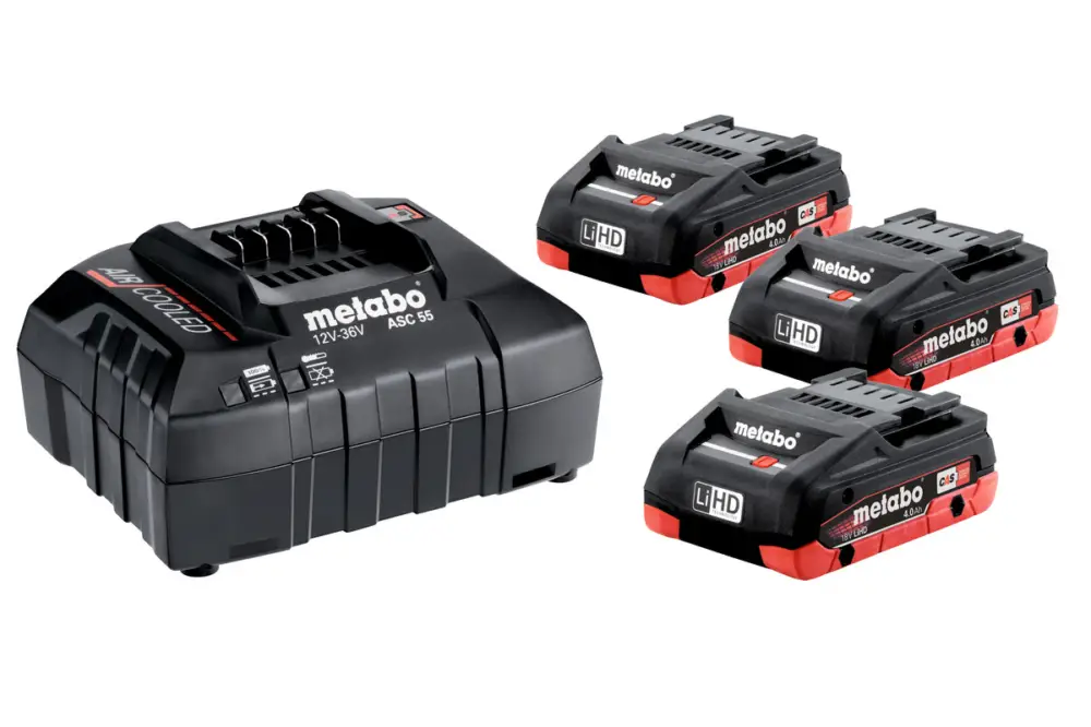 METABO Basis-Set 3 x LiHD 4.0 Ah 685132000 Markenware
