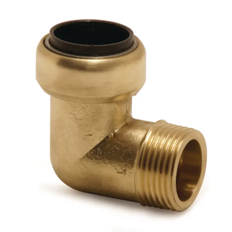 Winkeleinschraub-Steckverbinder 90° (Messing) Airc 18 mm AD / R½" AG 2150041 Top-Angebot